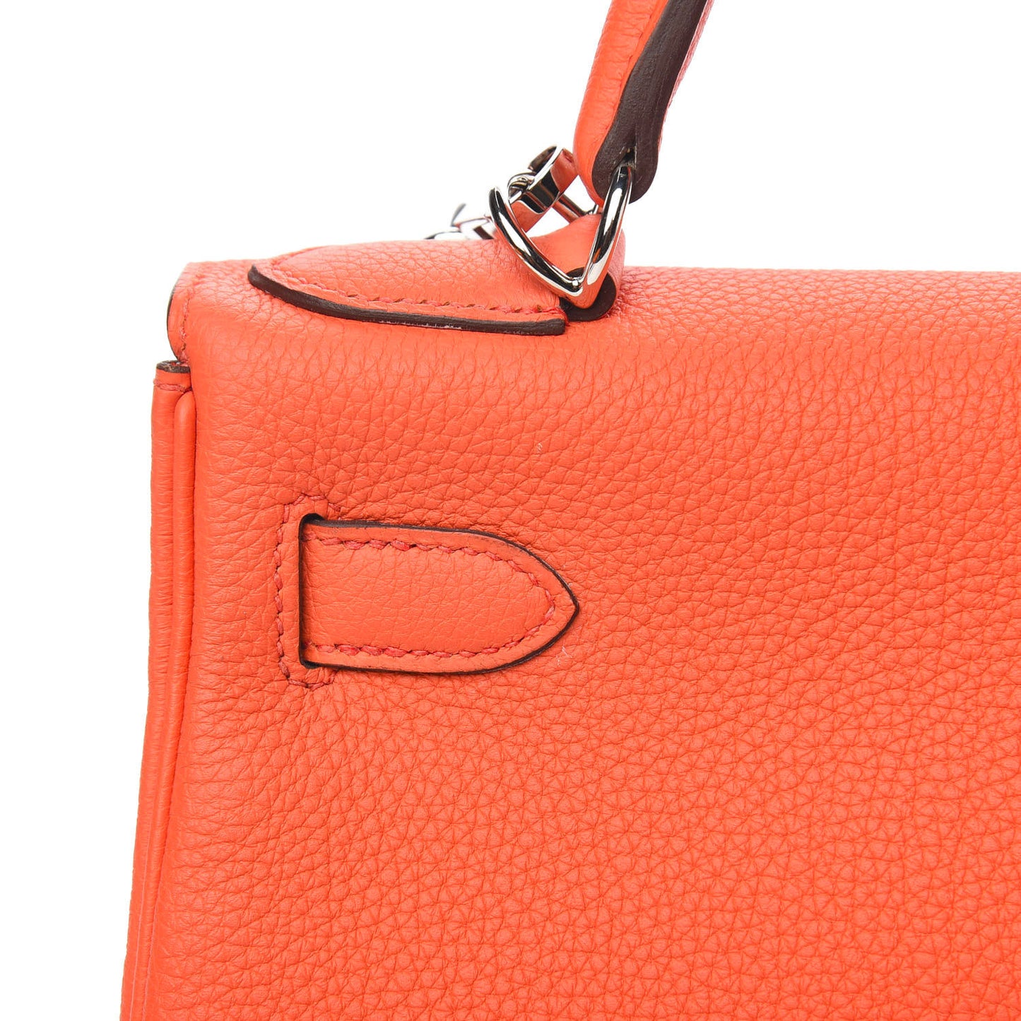 Togo Kelly Retourne 28 Poppy Orange