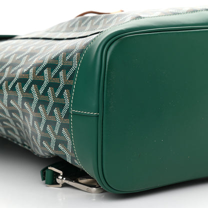 Goyard Goyardine Calfskin Alpin MM Backpack Green 8 of 9