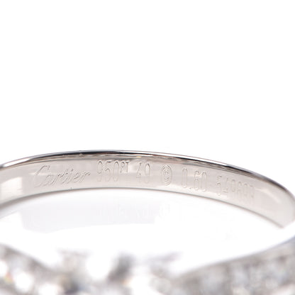 Cartier Platinum Diamond .60ct 1895 Solitaire Engagement Ring 49 4.75 5 of 5