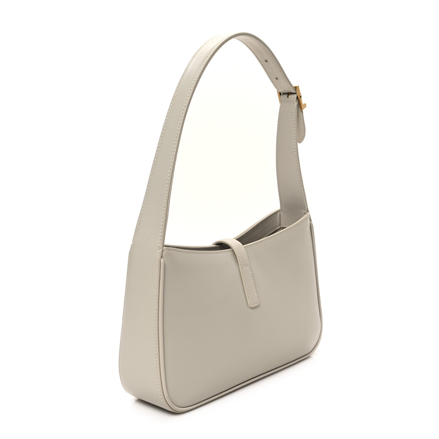 Saint Laurent Smooth Calfskin Le 5 A 7 Hobo Blanc Vintage 3 of 11