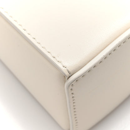 Givenchy Box Calfskin Mini Cut Out Shoulder Bag Ivory 13 of 14