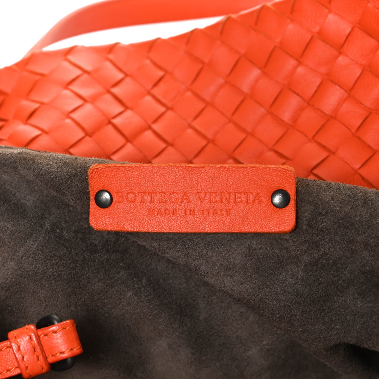 Bottega Veneta Nappa Intrecciato Medium Seamless Tote Tangerine 6 of 12