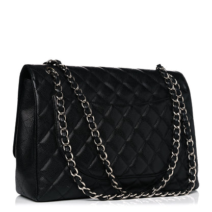 Chanel Caviar Quilted Maxi Single Flap Black 3 of 16