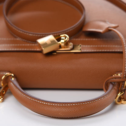 Hermes Epsom Kelly Sellier 25 Gold 9 of 34