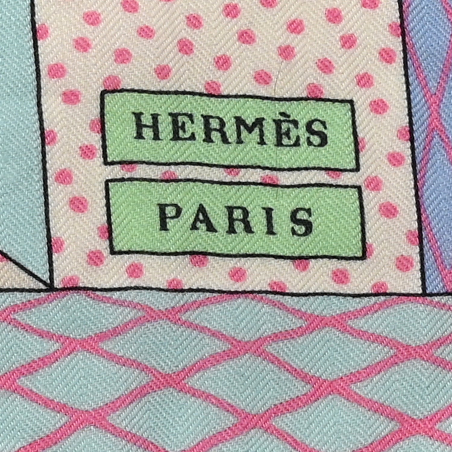 Hermes Silk Grand Theatre Nouveau Scarf 90 White Rose Jaune Pale 2 of 6