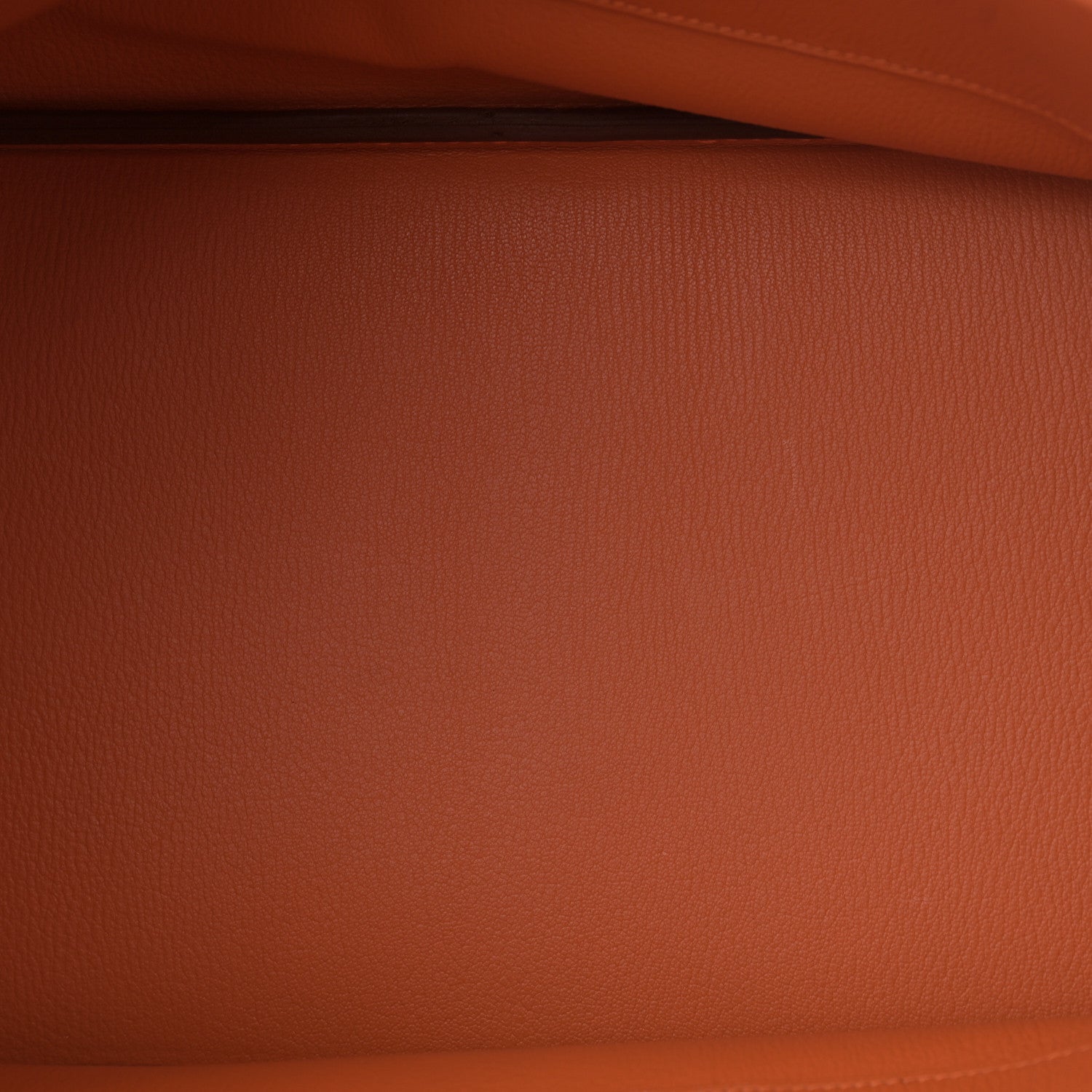 Hermes Togo Birkin 40 Orange 5 of 11