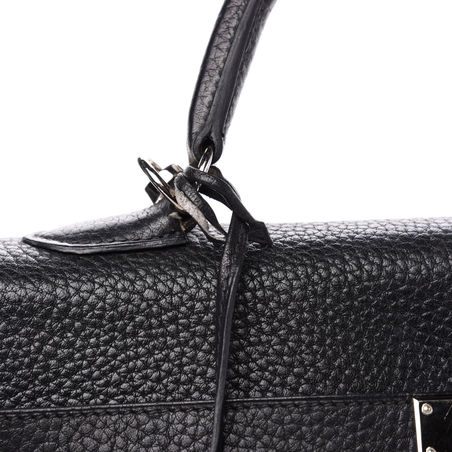 Hermes Fjord Kelly Retourne 35 Black 15 of 19