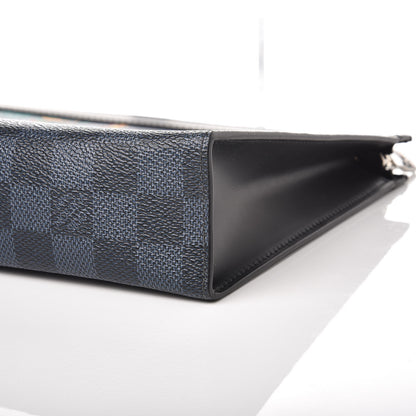 Louis Vuitton Damier Cobalt Jungle Pochette Voyage MM 6 of 10