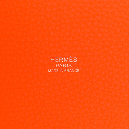 Hermes Taurillon Clemence Picotin Lock 18 PM Orange Minium 6 of 11