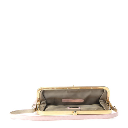 Fendi Nappa Flipping Vanity Mirror Clutch Rose 7 of 9