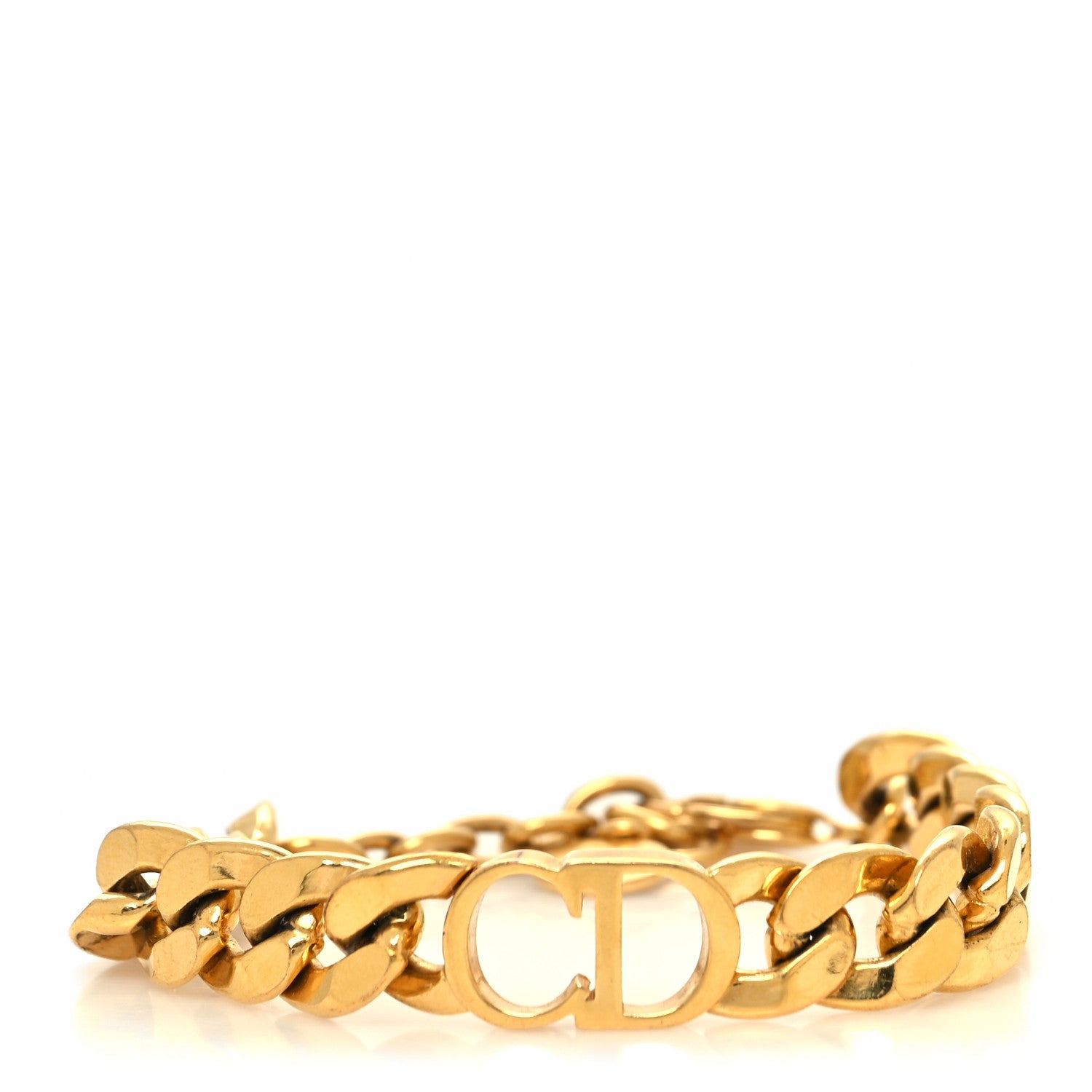 Christian Dior Metal Danseuse Etoile Chain Bracelet Gold 1 of 6