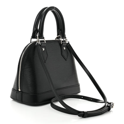Louis Vuitton Epi Alma BB Black 3 of 9