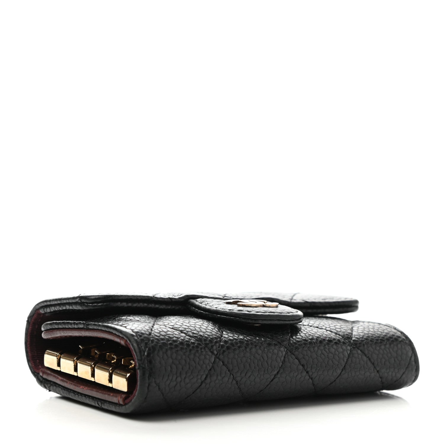 Chanel Caviar Quilted Classic 4 Key Holder Wallet Black 4 of 11