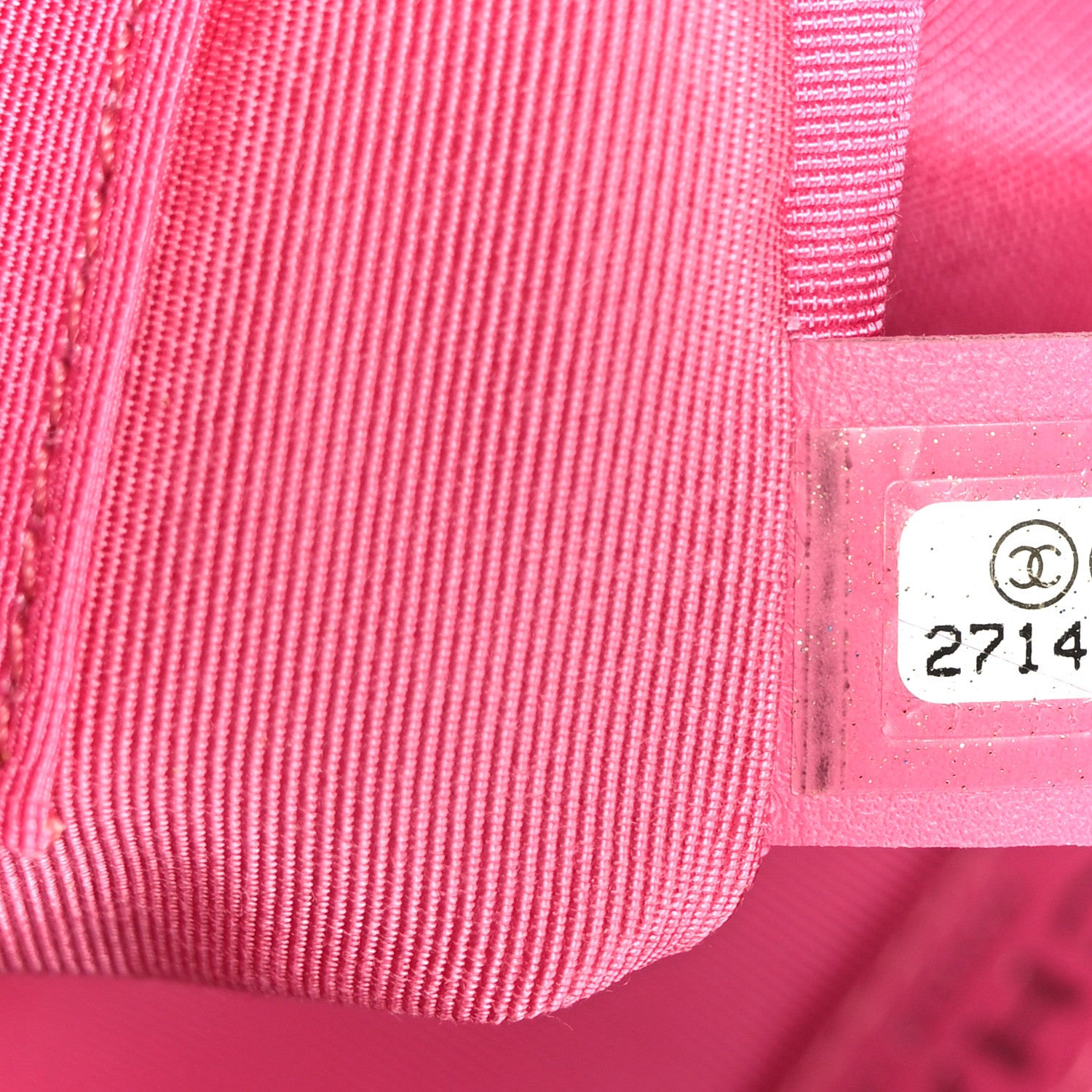 Chanel Lambskin Chevron Quilted Small Promenade Camera Case Pink 7 of 11