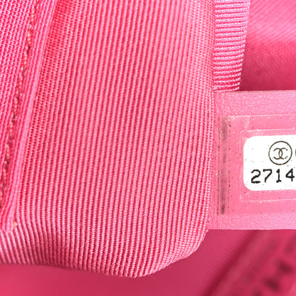 Chanel Lambskin Chevron Quilted Small Promenade Camera Case Pink 7 of 11