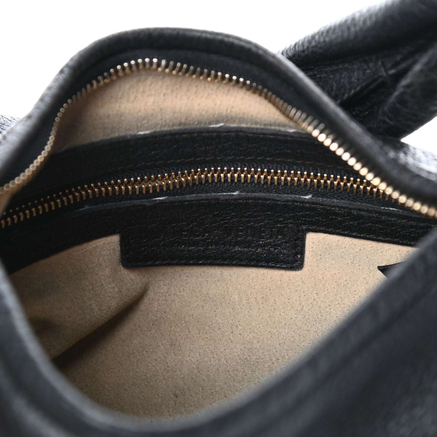 Cervo Braided Mini Veneta Hobo Black