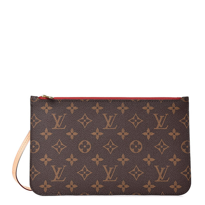 Louis Vuitton Monogram Neverfull MM GM Pochette Cherry 1 of 8