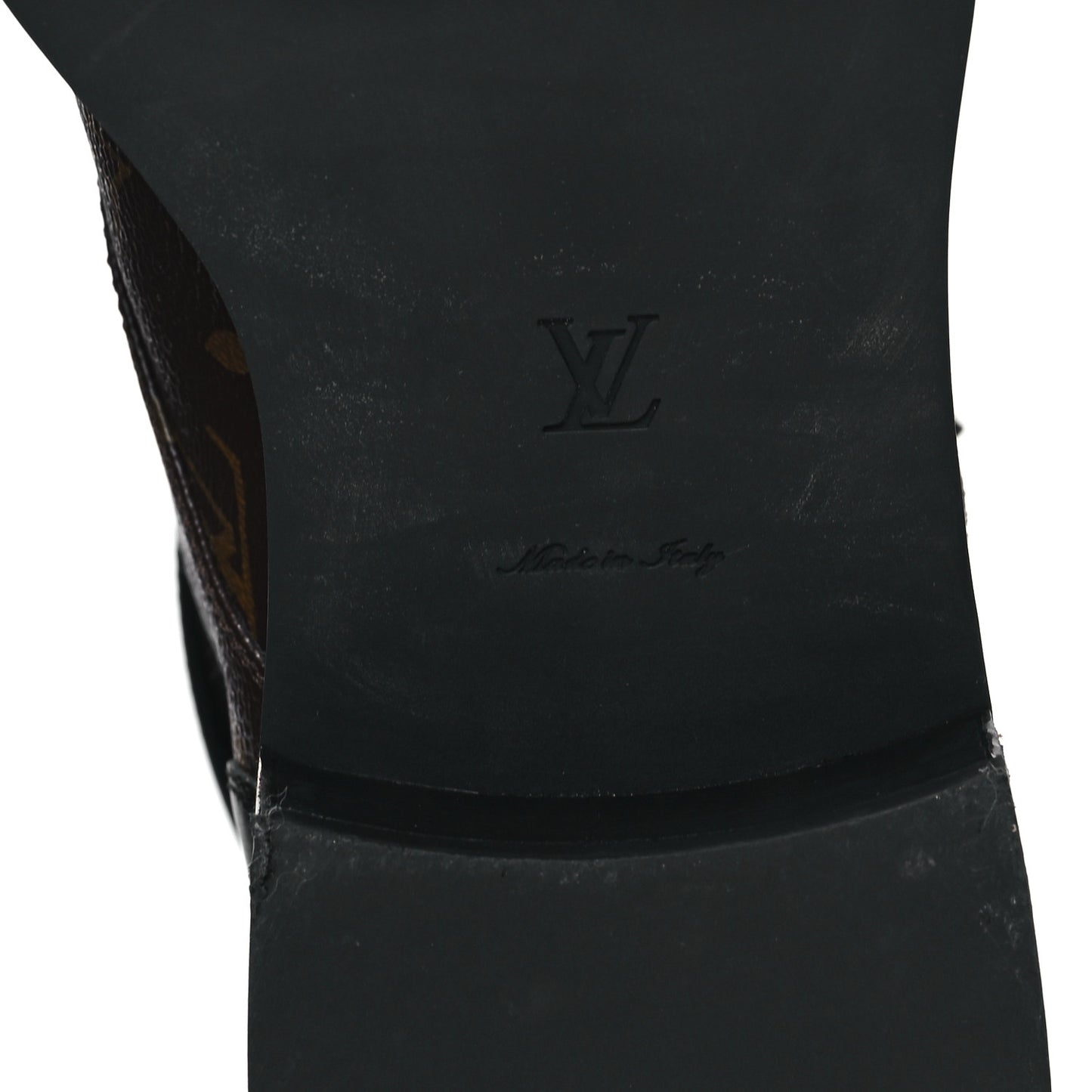 Calfskin Monogram Wonderland Flat Ranger Boots 41 Black