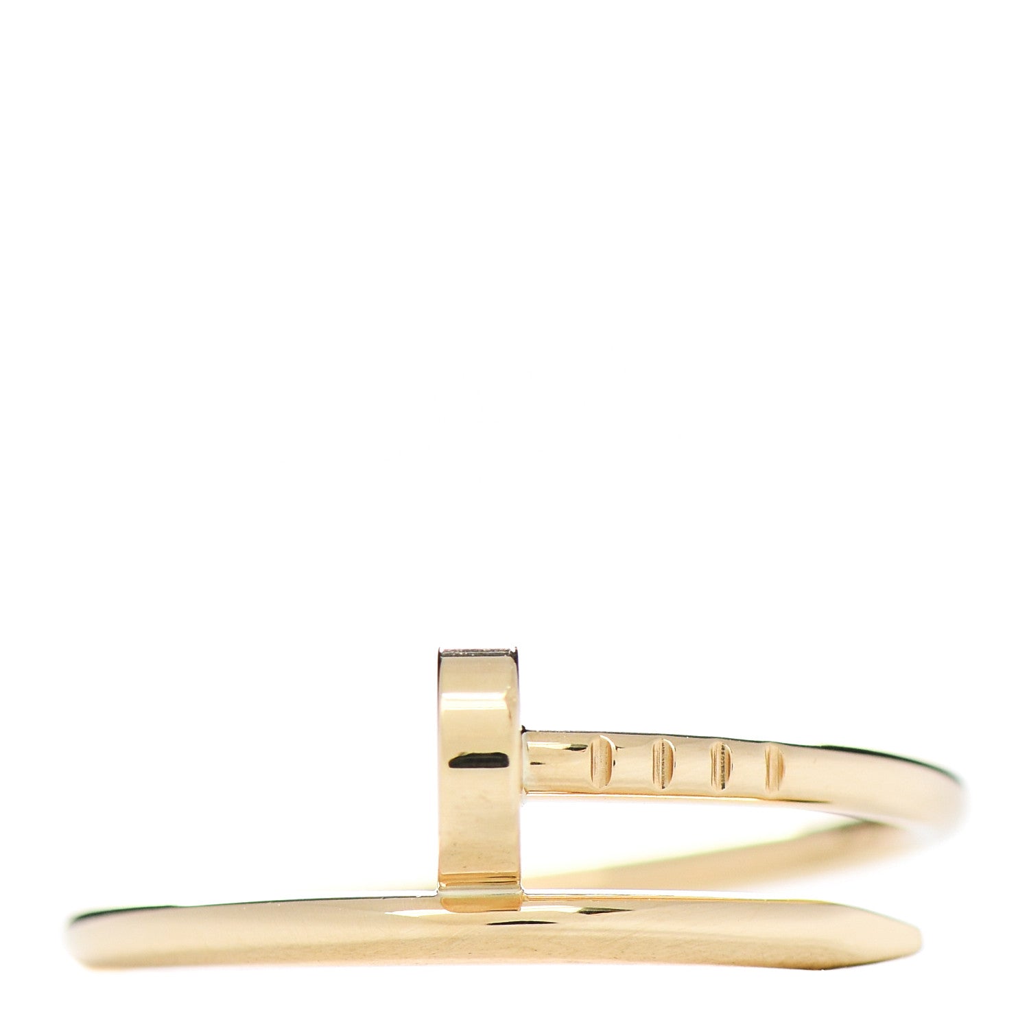 Cartier 18K Yellow Gold Small Juste Un Clou Ring 57 8 1 of 4