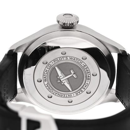 IWC Stainless Steel Calfskin 46mm Schaffhausen Pilot Automatic Watch Black IW501001 4 of 5
