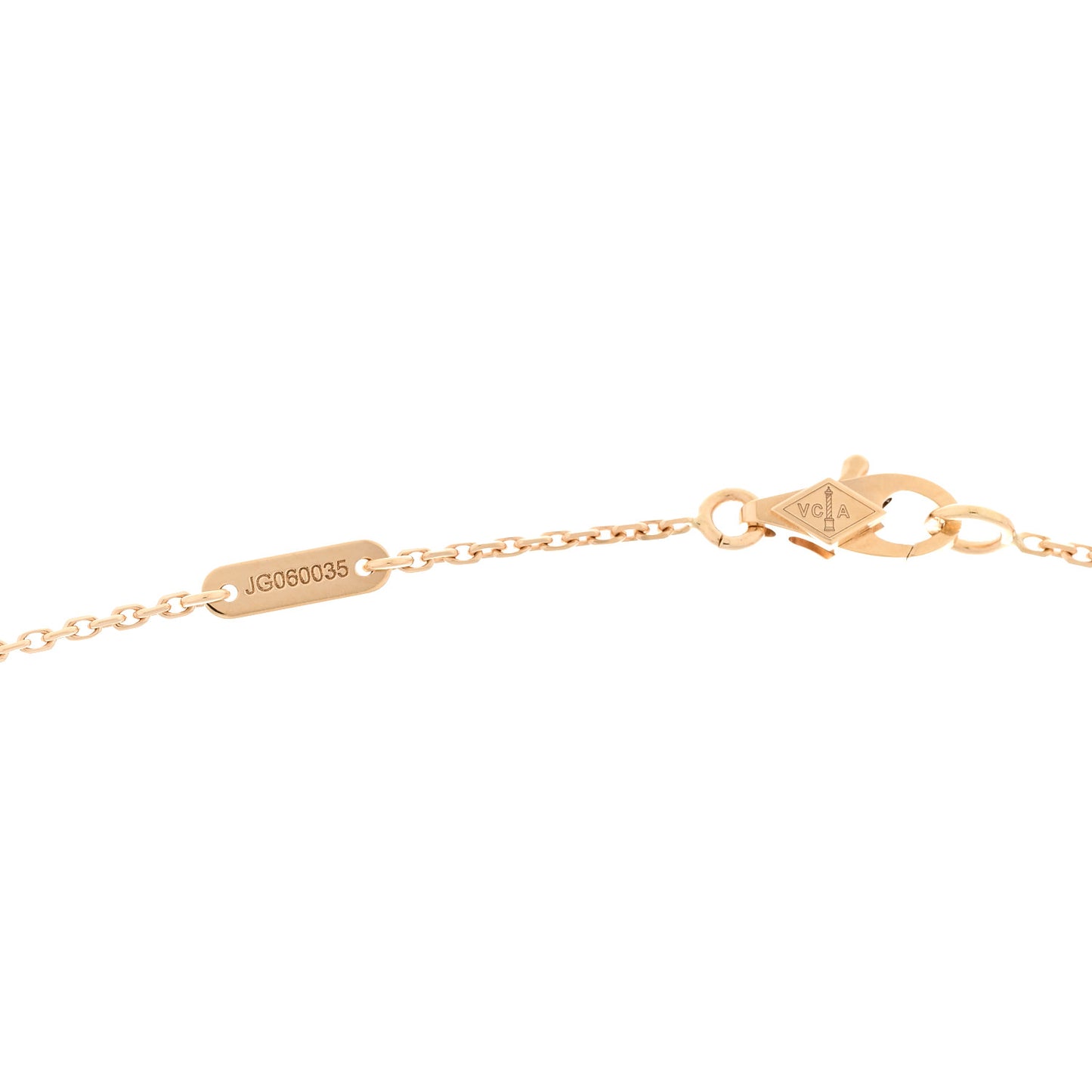 18K Yellow Gold Mother of Pearl Sweet Alhambra Butterfly Pendant Necklace