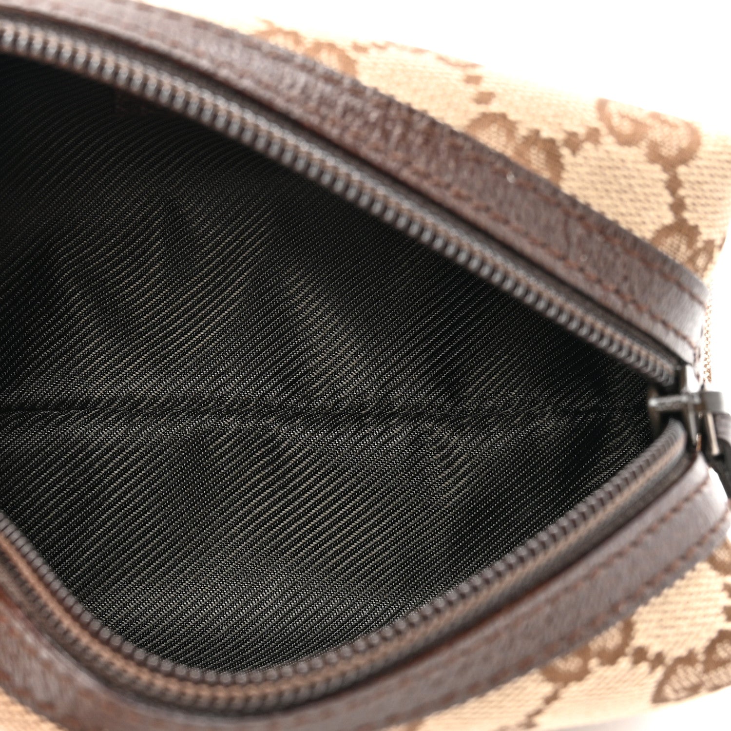 Gucci Monogram Small Balthus Cosmetic Case Beige Ebony Cocoa 5 of 8