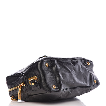 Prada Vitello Shine Bauletto Black 4 of 10