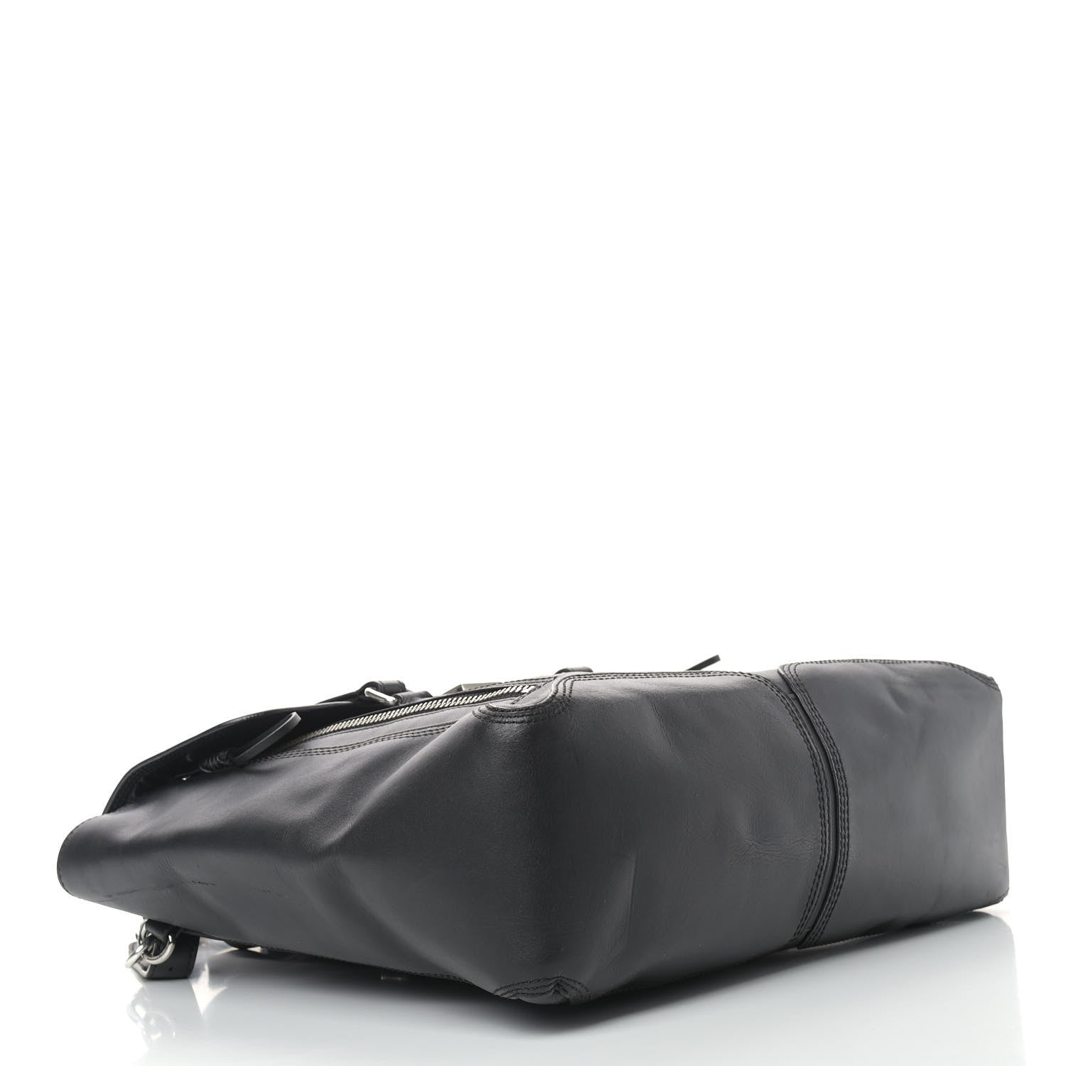 3.1 Phillip Lim Smooth Calfskin Large Pashli Satchel Black 4 of 16