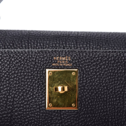 Hermes Fjord Kelly Retourne 32 Indigo 8 of 11