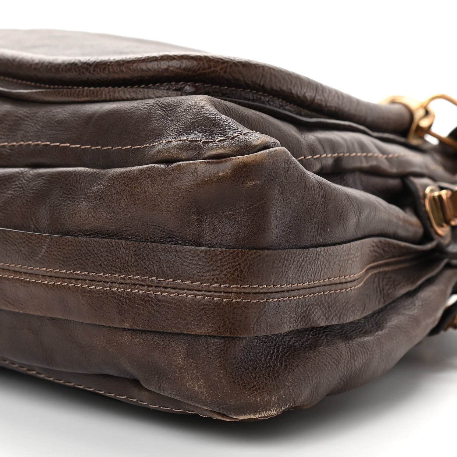 Chloe Calfskin Large Paraty Chocolate 8 of 16