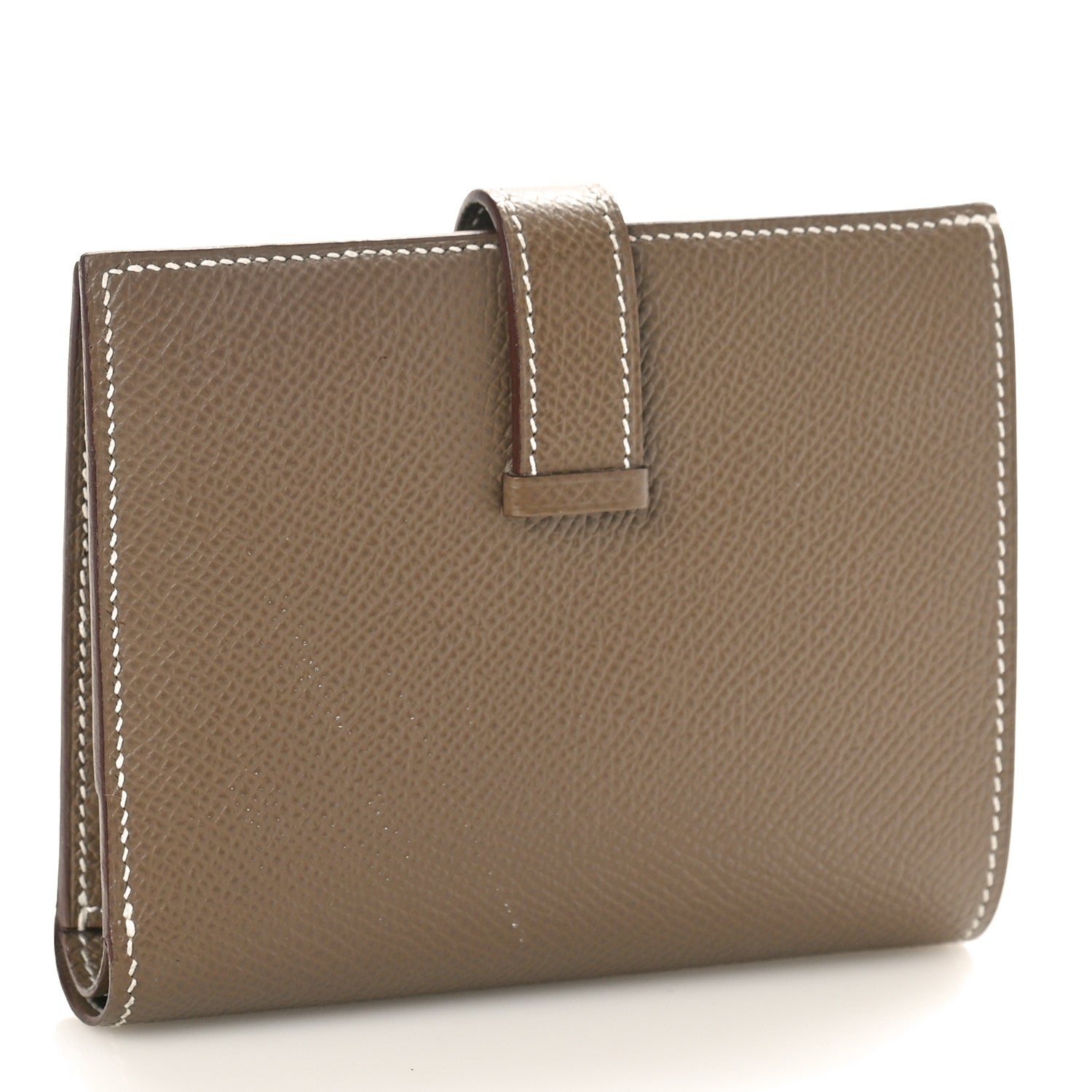 Hermes Epsom Bearn Compact Wallet Etoupe 3 of 9