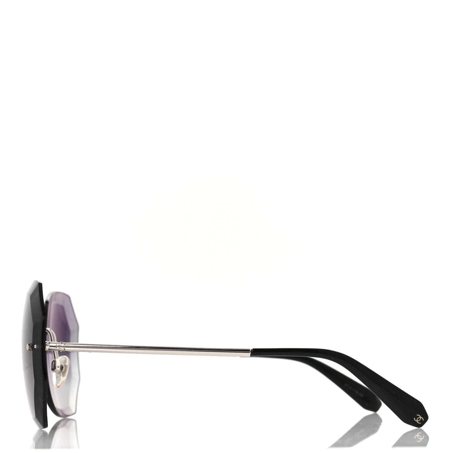 Chanel Metal Spring Round Sunglasses 4220 Silver 7 of 10