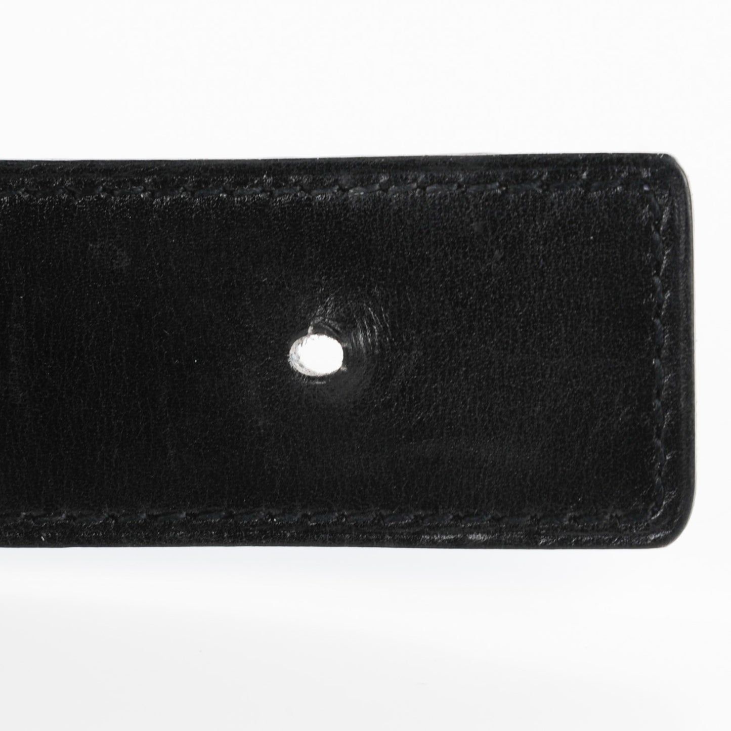 Box Togo 24mm H Belt 85 Black Blue Jean