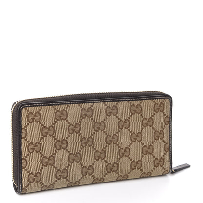 Gucci Monogram Princy Zip Around Wallet Dark Brown 3 of 7