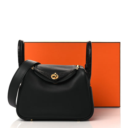 Hermes Swift Matte Alligator Mini Touch Lindy 20 Black 11 of 11