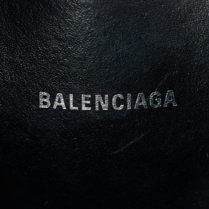 Balenciaga Shiny Calfskin Logo Crocodile Embossed XS Everyday Camera Bag Navy 6 of 11