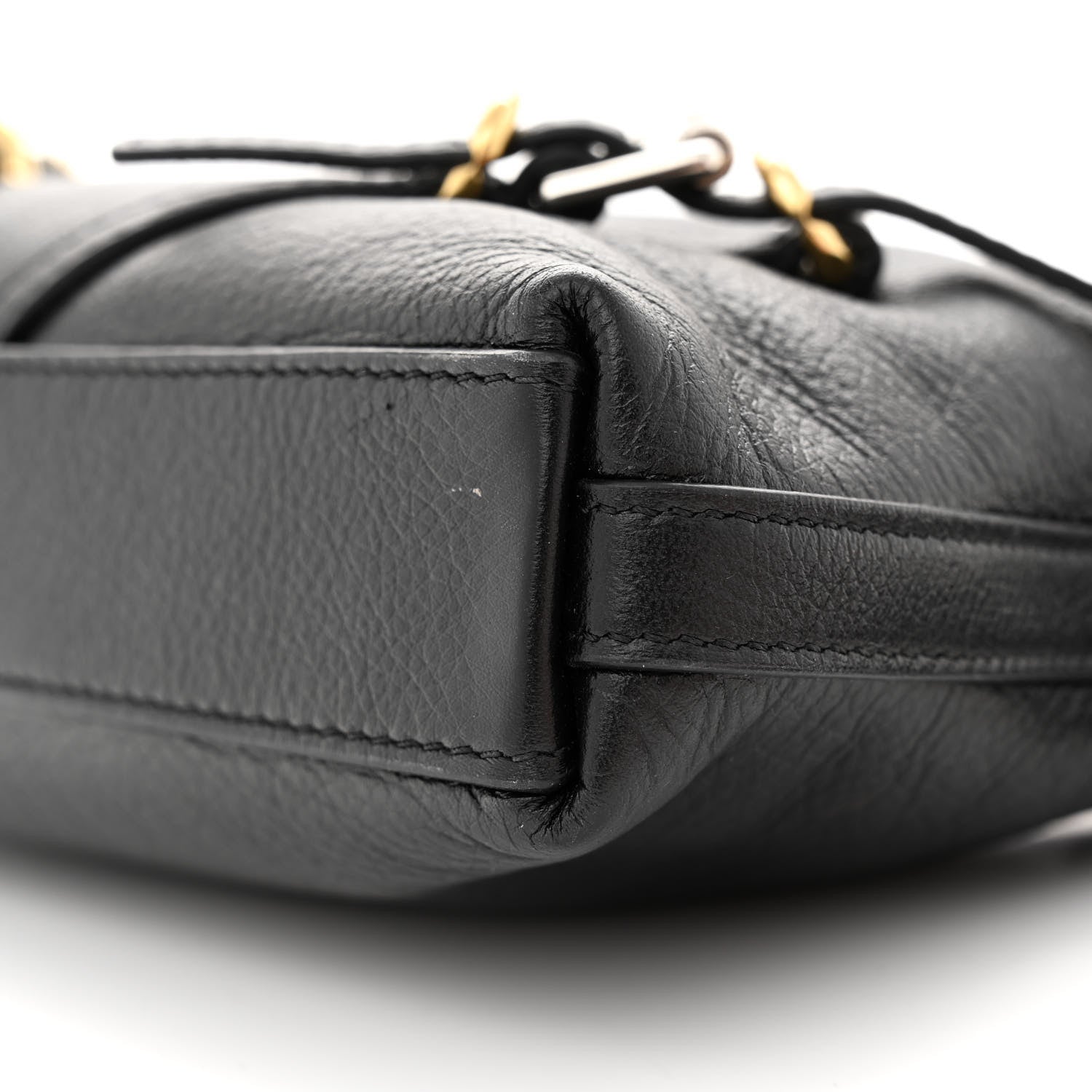 Givenchy Tumbled Calfskin Mini Voyou Boyfriend Party Bag Black 10 of 13
