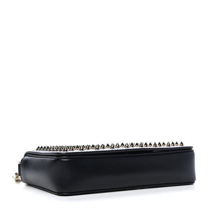 Christian Louboutin Calfskin Spiked Zoompouch Crossbody Black 3 of 4