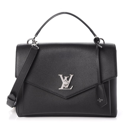 Louis Vuitton Soft Calfskin My Lockme Top Handle Black 1 of 8