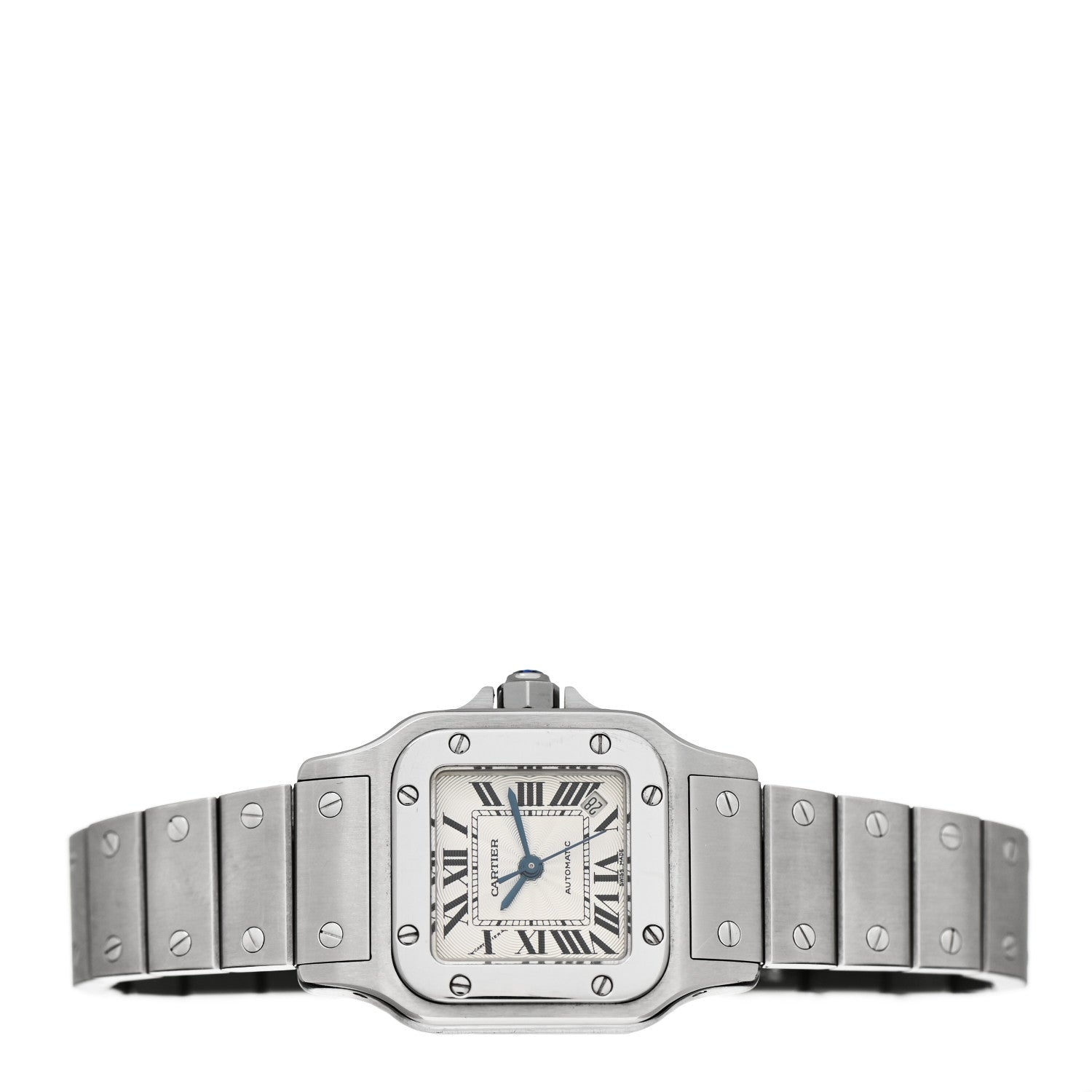 Cartier Stainless Steel 24mm Santos de Cartier Galbee Automatic Watch 2 of 4