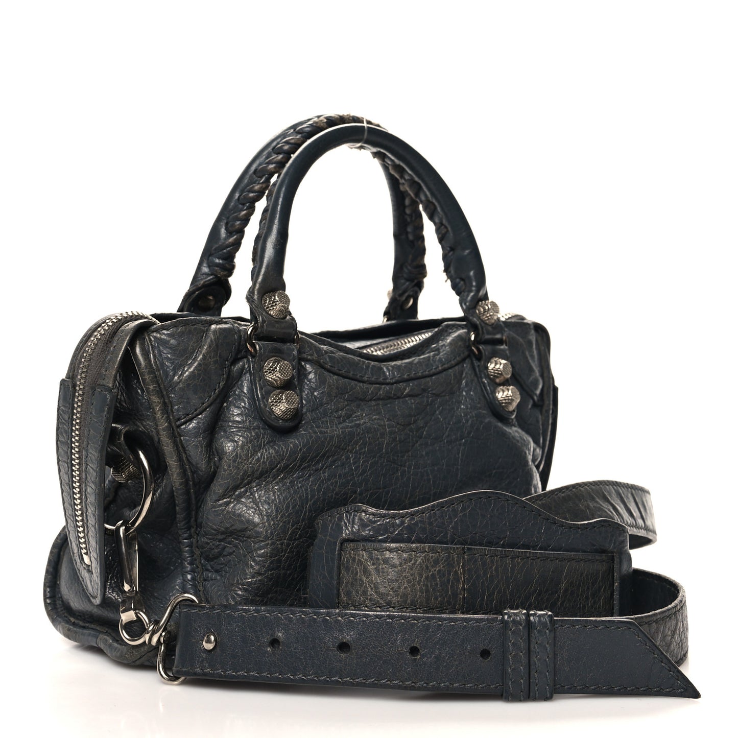 Agneau Giant 12 Silver Hardware Mini City Gris Tarmac
