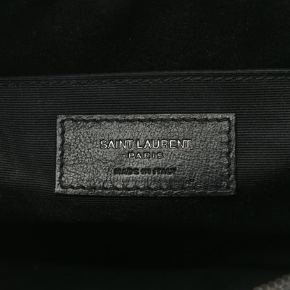 Saint Laurent Calfskin Matelasse Monogram Lou Camera Bag Black 6 of 10