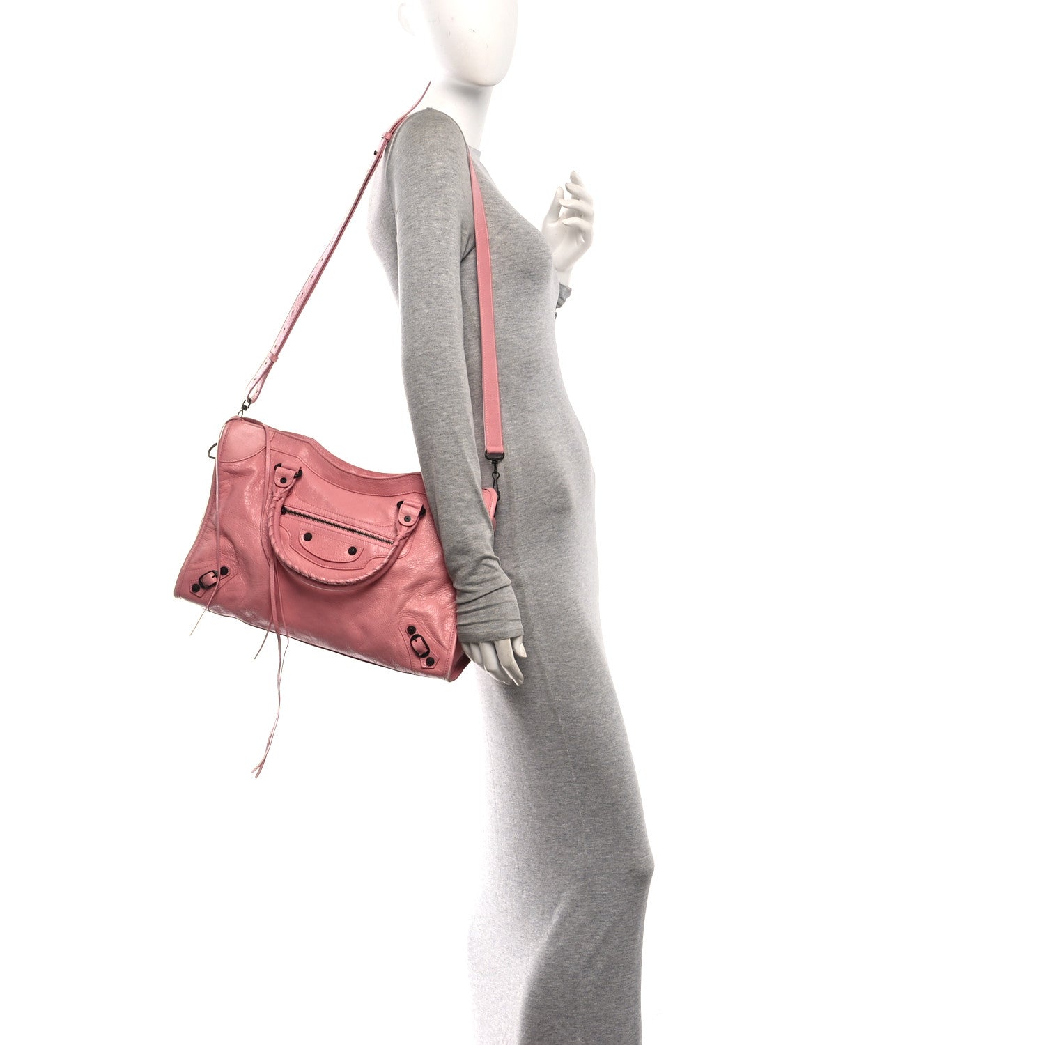 Balenciaga Agneau Classic Hardware Medium Le City Vintage Pink 2 of 10