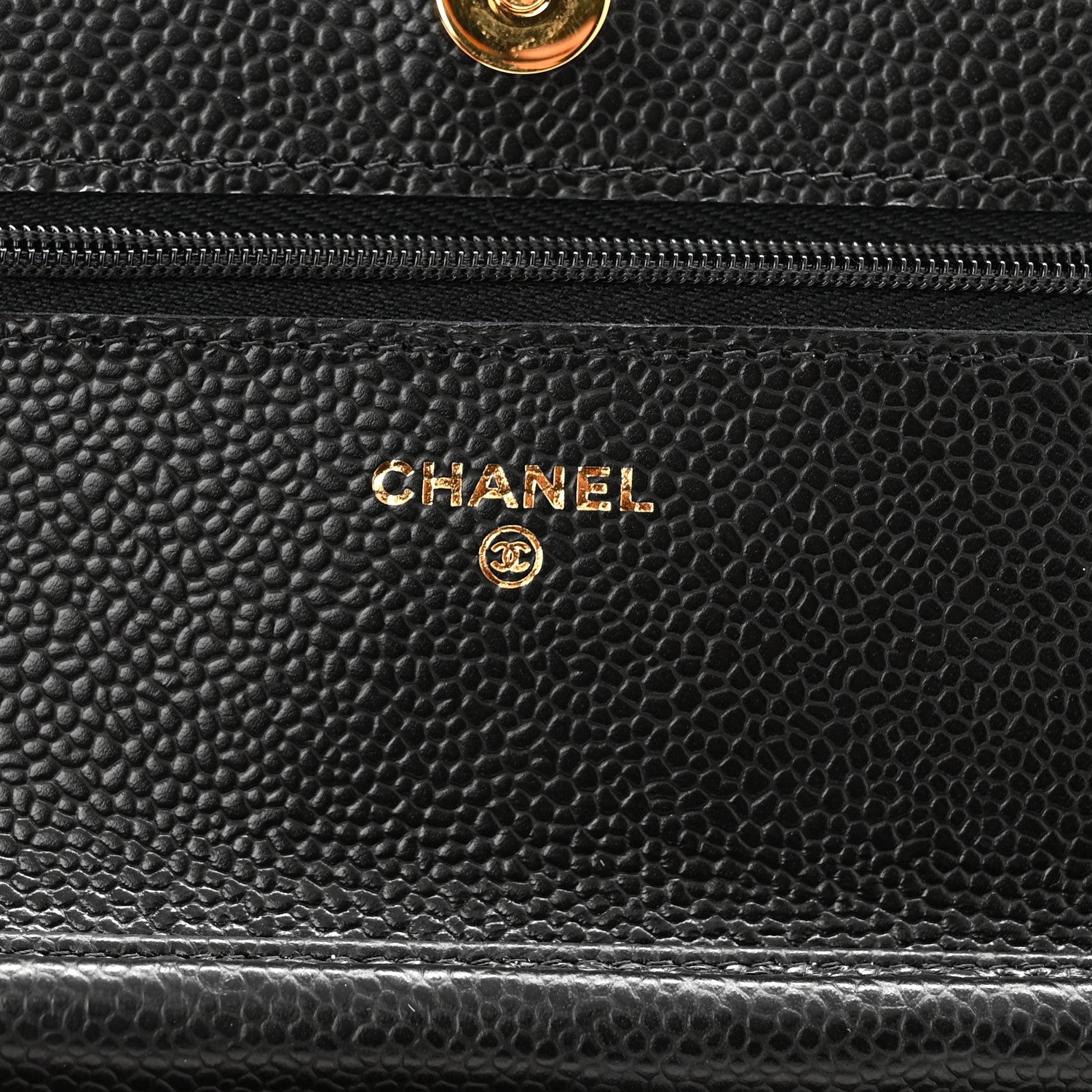 Chanel Caviar Quilted Wallet On Chain WOC Black 6 of 12