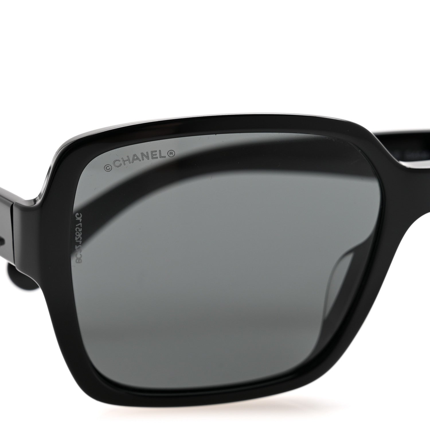 Chanel Acetate Square Sunglasses 5408-A Black 7 of 9