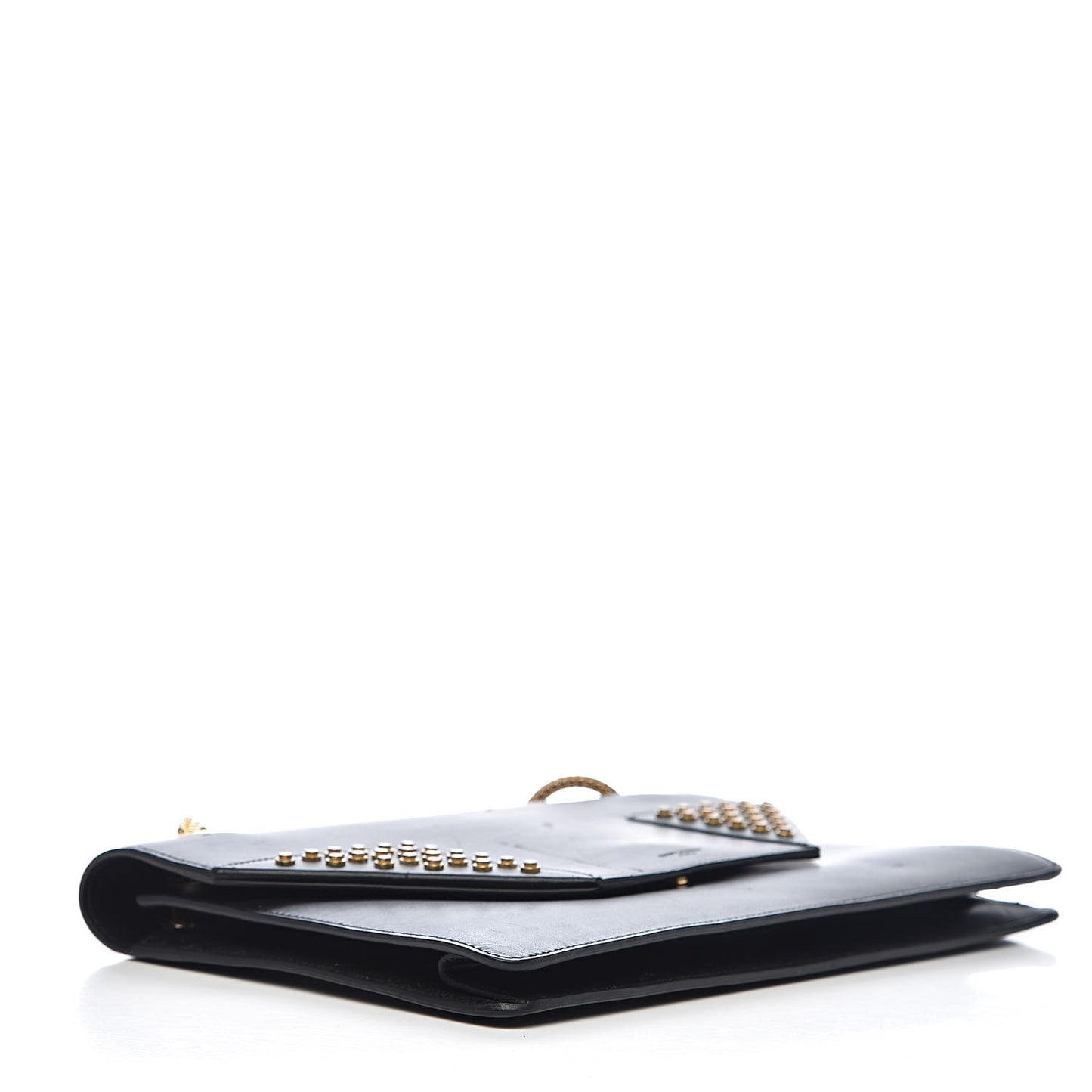 Calfskin Studded Medium Betty Black