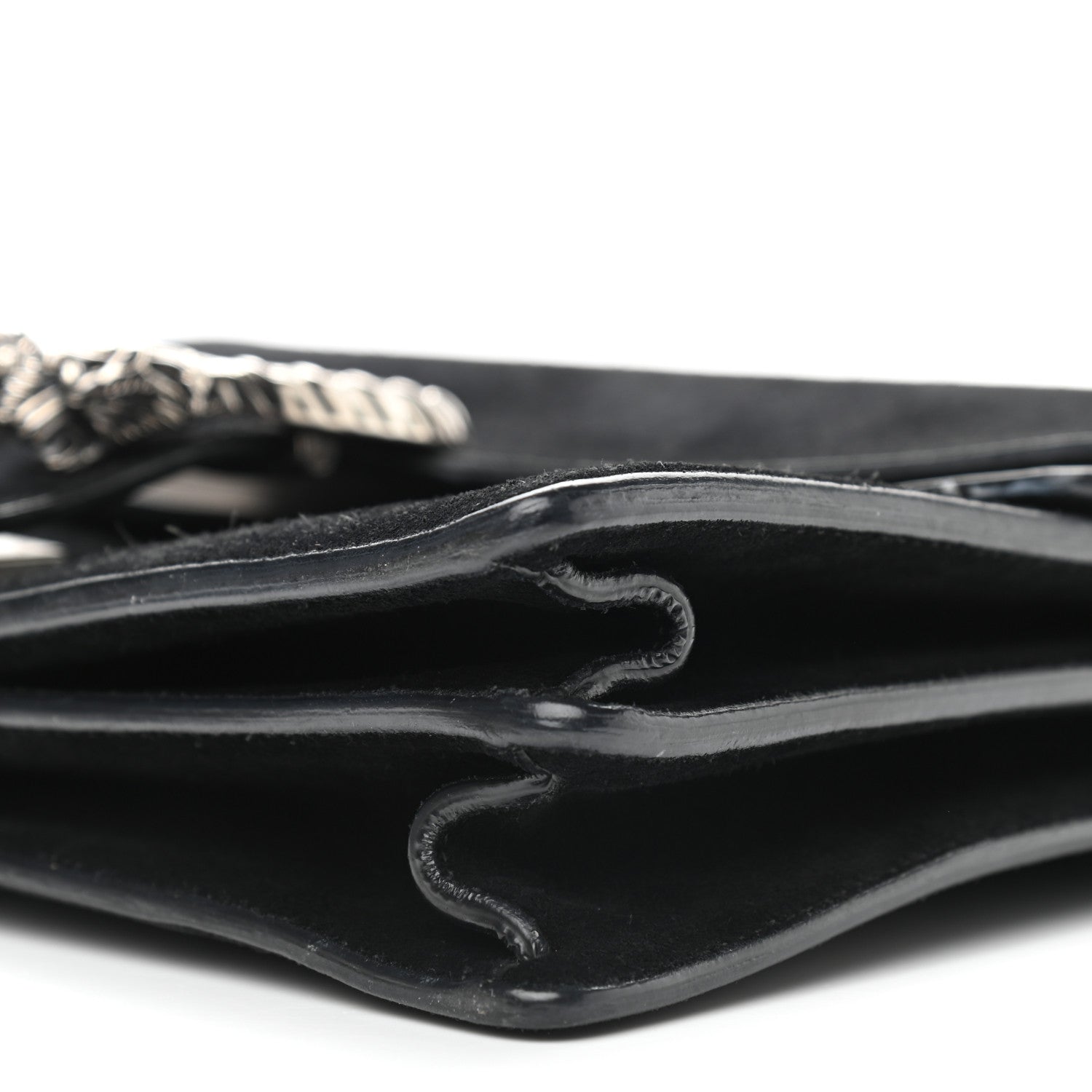 Gucci Suede Medium Dionysus Shoulder Bag Black 14 of 17