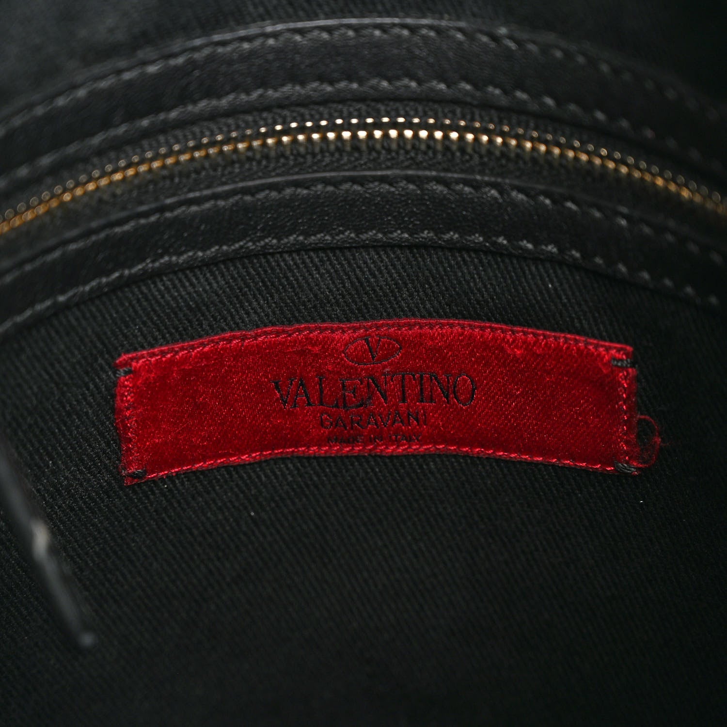 Valentino Garavani Vitello Small Rockstud Hobo Black 6 of 10