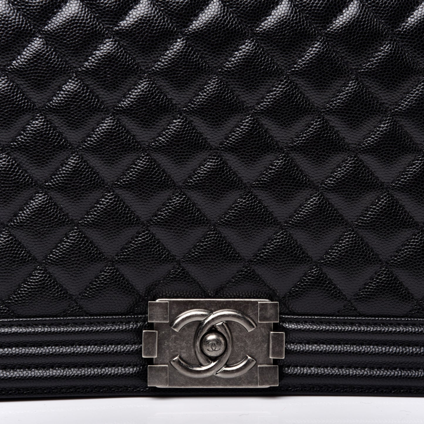 Caviar Quilted New Medium Boy Flap Black