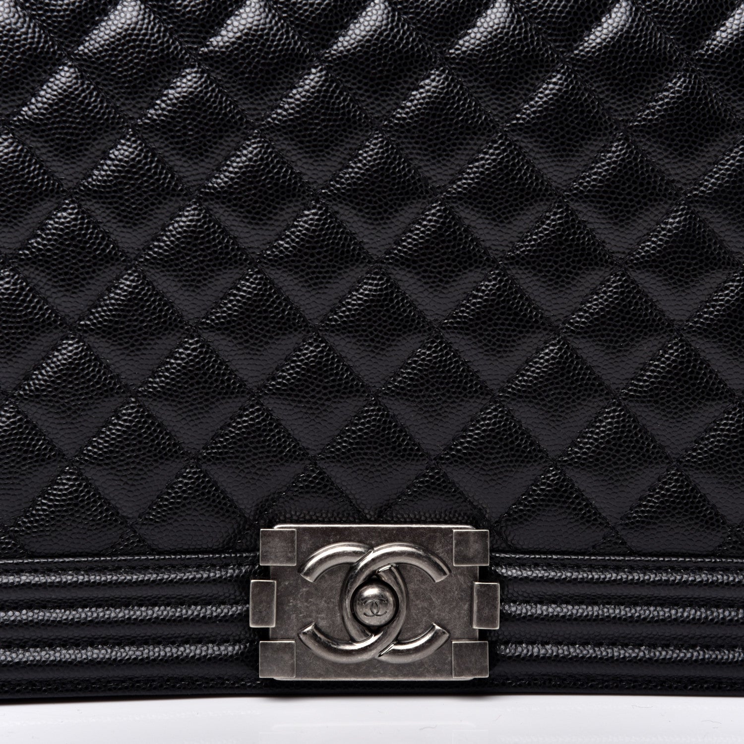 Chanel Caviar Quilted New Medium Boy Flap Black 10 of 11